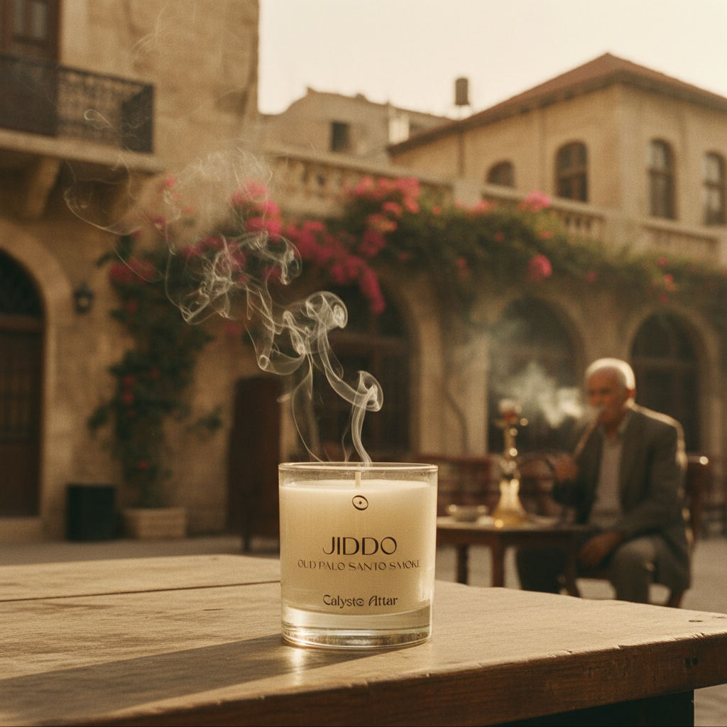 JIDDO with old man smoking in vintage Beirut