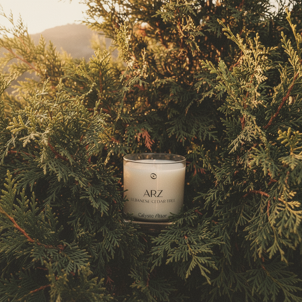 Vintage ARZ with cedar trees